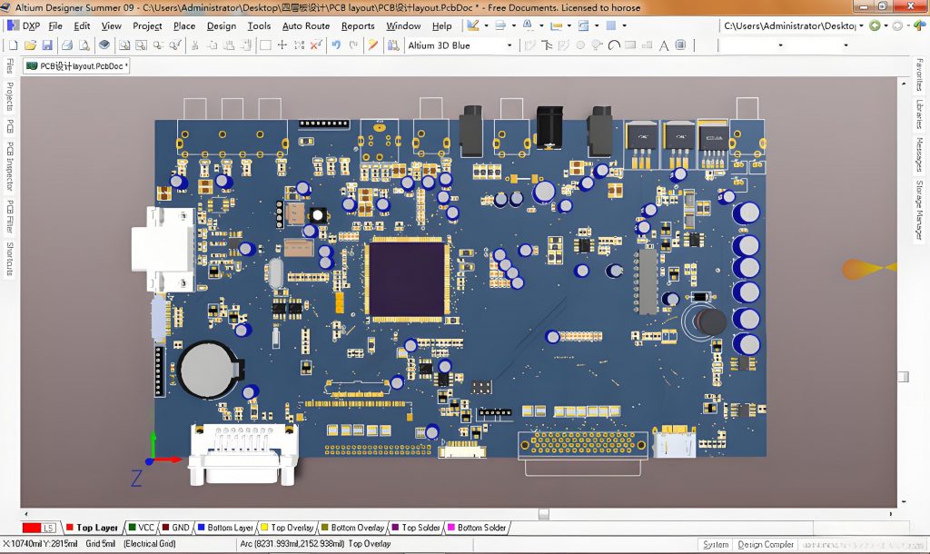 How to create a new PCB in Altium?