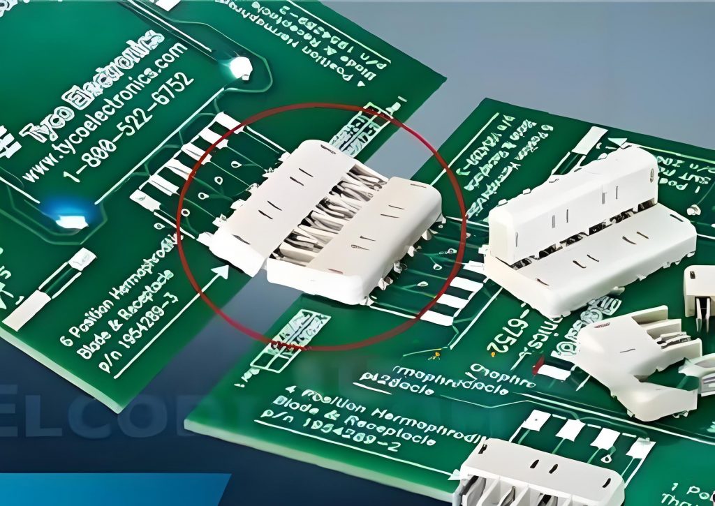 How are the circuit boards connected?