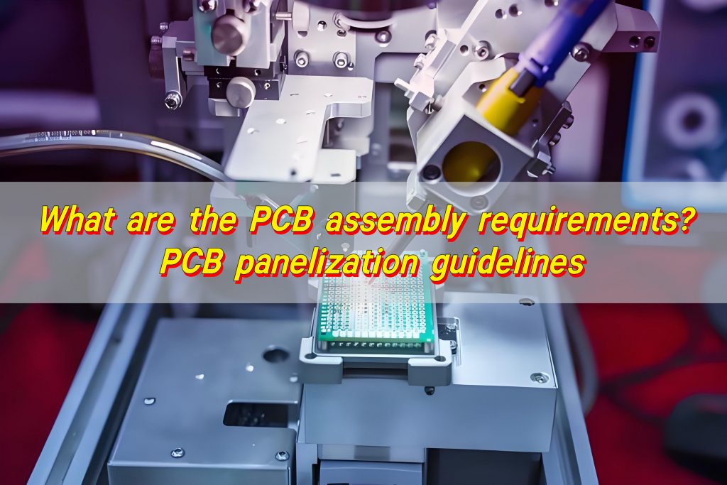 What are the PCB assembly requirements? PCB panelization guidelines