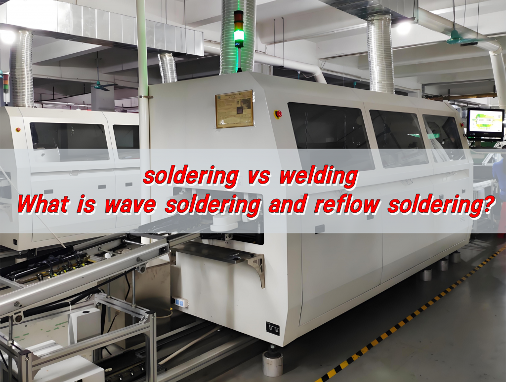 soldering vs welding: What is wave soldering and reflow soldering?