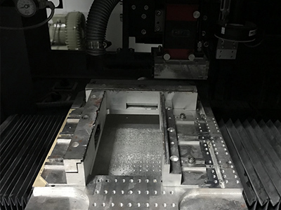 CO2 laser machine drill hole 