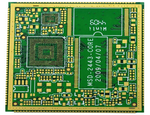 Half Plated Hole Multi-Layer FR4 PCB: BPM13308