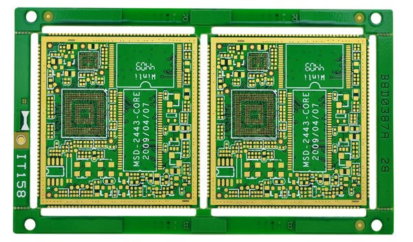 Half Plated Hole Multi-Layer FR4 PCB: BPM13308